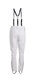 WAHLSTEN VICTORY JUNIOR RACE TROUSERS WITH SUSPENDERS, WHITE